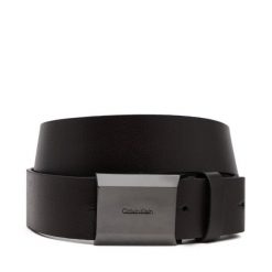 Pasek Męski Calvin Klein. Czarne paski CALVIN KLEIN, bez wzorów. Za 239.99 zł.