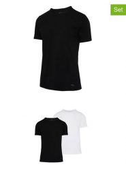 Fila Koszulki (2 szt.) w kolorze czarnym i białym rozmiar: XXL. Białe bezrękawniki Fila, xxl, bez wzorów, bez kołnierzyka, bez ramiączek. Za 73.99 zł.