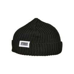 Czapka Urban Classics recycled yarn fisherman. Czarne czapki zimowe Urban Classics, bez wzorów. Za 40.50 zł.