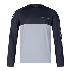 Koszulka z długim rękawem z nadrukiem Endura Core. Czarne bluzki z długim rękawem ENDURA, m, bez wzorów, z jersey, bez kołnierzyka, bez ramiączek. Za 249.99 zł.