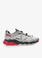Buty turystyczne męskie AKU Flyrock GTX. Czerwone buty turystyczne Aku, bez wzorów, z gore-texu, bez zapięcia, trekkingowe, gore-tex. Za 897.00 zł.