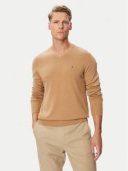 Tommy Hilfiger Sweter Pima MW0MW36519 Granatowy Regular Fit. Niebieskie swetry rozpinane Tommy Hilfiger, m, bez wzorów, z bawełny, bez kołnierzyka, bez ramiączek. Za 569.99 zł.