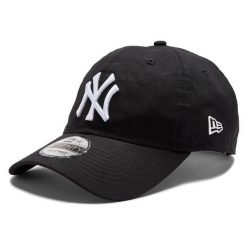 Czapka z daszkiem New Era. Czarne czapki z daszkiem New Era, bez wzorów. Za 89.99 zł.