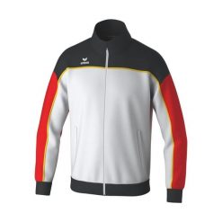 Kurtka z dresu Erima Change By Erima. Białe kurtki Erima, bez wzorów, z dresówki, bez kaptura. W wyprzedaży za 183.00 zł.