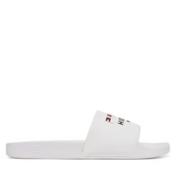 Klapki Tommy Hilfiger. Białe klapki Tommy Hilfiger. Za 109.99 zł.