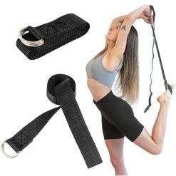 Fit.me Pasek do jogi Czarny. Czarne paski FIT.ME, bez wzorów, sportowe. Za 34.99 zł.
