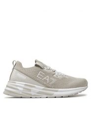 EA7 Emporio Armani Sneakersy X8X095 XK240 T498 Szary. Szare buty sportowe casual EA7 Emporio Armani, bez wzorów, z materiału, bez zapięcia. Za 689.99 zł.