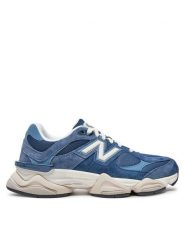 New Balance Sneakersy 9060 V1 U9060EEF Granatowy. Niebieskie buty sportowe casual New Balance, bez wzorów, ze skóry, bez zapięcia. Za 719.99 zł.