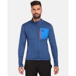 Strato intermedio in pile da uomo Kilpi ERIN-M. Niebieskie bluzy Kilpi, na zimę, m, bez wzorów, bez kaptura. Za 370.41 zł.