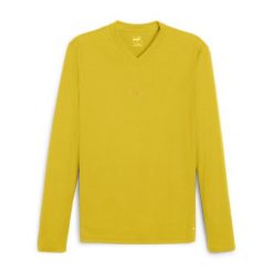 Koszulka termoaktywna z długim rękawem Puma teamGoal. Żółte bielizna termoaktywna Puma, m, bez wzorów, bez ramiączek, do piłki nożnej. Za 193.50 zł.