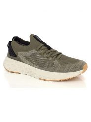 Kimberfeel Sneakersy "Louis" w kolorze khaki rozmiar: 39. Brązowe buty sportowe casual Kimberfeel, bez wzorów, z materiału, bez zapięcia. Za 217.99 zł.