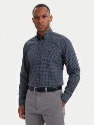 BOSS Koszula Rickert_M 50567711 Granatowy Regular Fit. Niebieskie koszule Boss, m, bez wzorów, z bawełny, bez kołnierzyka, bez ramiączek. Za 449.99 zł.