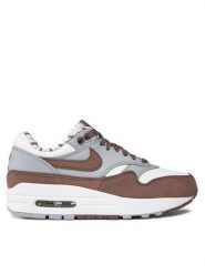 Nike Sneakersy Air Max 1 Prm FB8916 100 Szary. Szare buty sportowe casual Nike, bez wzorów, ze skóry, bez zapięcia. Za 679.99 zł.