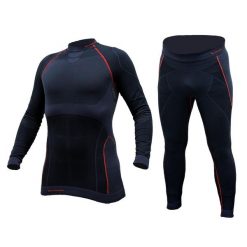 Bielizna termoaktywna męska Blizzard Mens Long antracyt/red M/L. Czerwona bielizna termoaktywna BLIZZARD, na zimę, l, bez wzorów, bez ramiączek, narciarskie. W wyprzedaży za 229.90 zł.