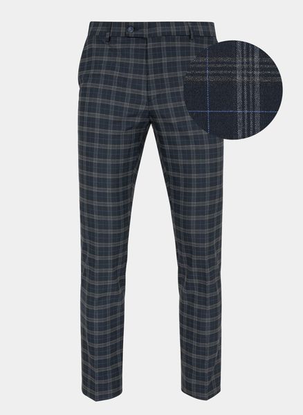 PAKO LORENTE – Spodnie męskie garniturowe P21SF-6G-061-G. Szare eleganckie spodnie Pako Lorente, m, bez wzorów. Za 99.99 zł.