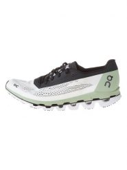 ON RUNNING Buty "Cloudboom 1" w kolorze biało-zielonym do biegania rozmiar: 45. Białe buty do biegania On Running, bez wzorów, z materiału, do biegania. Za 547.77 zł.