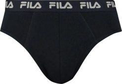 Slipy męskie Fila 1-pak Czarne. Białe slipki 661, m, bez wzorów, z bawełny. Za 54.70 zł.