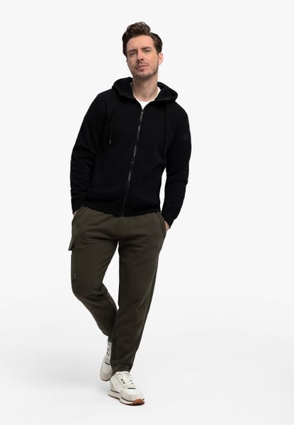 Bluza bawełniana z kapturem B-GROW. Czarne bluzy z kapturem Volcano, l, bez wzorów, z bawełny, z kapturem. Za 179.99 zł.