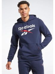 Reebok Bluza w kolorze granatowym rozmiar: XL. Niebieskie bluzy Reebok, xl, bez wzorów, z kapturem. Za 140.53 zł.