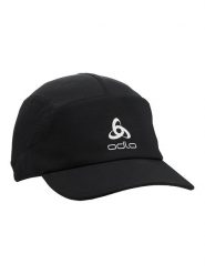 Odlo Czapka "Saikai" w kolorze czarnym rozmiar: L/XL. Czarne czapki z daszkiem ODLO, bez wzorów, ze skóry. Za 128.25 zł.