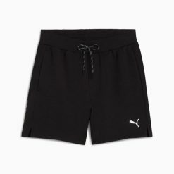 Szorty sportowe męskie Puma CLOUDSPUN 5'' BRANDED 52759801. Czarne krótkie spodenki sportowe Puma, l, bez wzorów, z materiału. Za 172.34 zł.