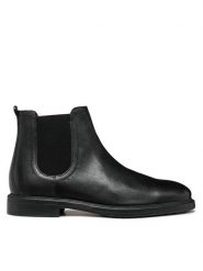 Geox Sztyblety U Tiberio U46G5A 000JD C9999 Czarny. Czarne botki sznurowane Geox, bez wzorów, z materiału, bez obcasa, bez zapięcia. Za 759.99 zł.