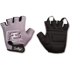 Rękawiczki Fitness i Rowerowe oddychające INDIGO. Szare rękawiczki INDIGO SPORTS, bez wzorów, z tkaniny. Za 49.00 zł.