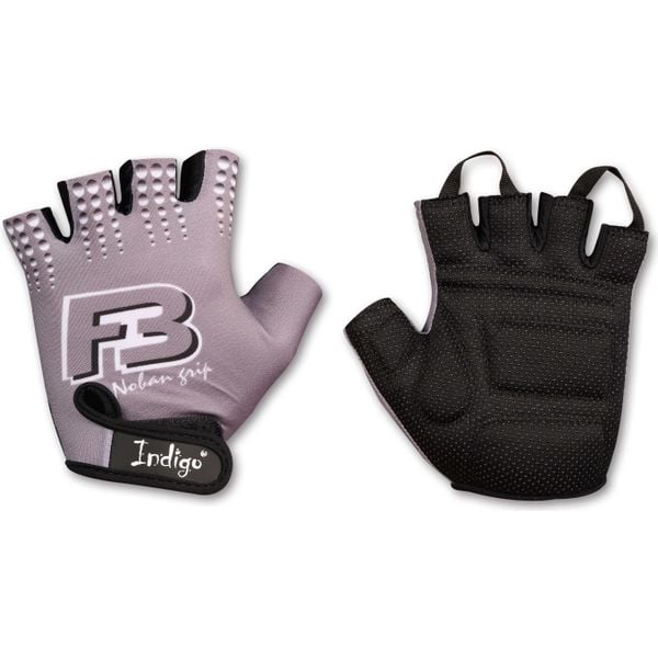 Rękawiczki Fitness i Rowerowe oddychające INDIGO. Szare rękawiczki INDIGO SPORTS, bez wzorów, z tkaniny. Za 49.00 zł.