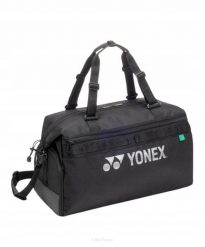 Torba tenisowa Yonex Gearlogic Boston Bag. Czarne torby na ramię YONEX, bez wzorów, z poliesteru, na ramię, bez dodatków. Za 349.00 zł.