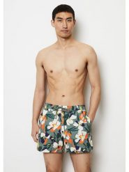Marc O´Polo Bodywear Szorty kąpielowe w kolorze oliwkowo-pomarańczowo-kremowym rozmiar: M. Zielone kąpielówki m, bez wzorów, z materiału. Za 190.18 zł.