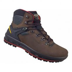 Buty do chodzenia męskie Grisport Foca Nabuk Trekking. Brązowe trekkingi Grisport, bez wzorów, z materiału, za kostkę, bez zapięcia. Za 573.00 zł.