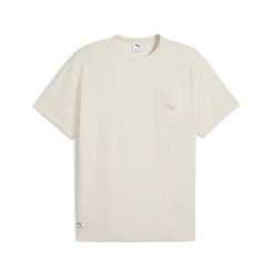 Męska koszulka PUMA Class Pinnacle o luźnym kroju PUMA. Białe t-shirty sportowe Puma, bez wzorów, bez ramiączek, na fitness i siłownię. Za 129.00 zł.