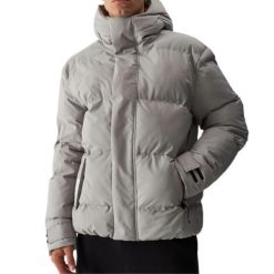 Kurtka męska 4F. Szare kurtki 4F, m, bez wzorów, bez kaptura. Za 508.99 zł.