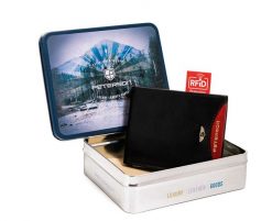 Portfel skórzany Peterson [DH] PTN 366.01 2-1-1CP B czarny. Czarne portfele Peterson, bez wzorów, ze skóry. Za 104.00 zł.