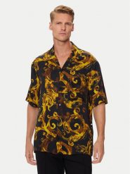 Versace Jeans Couture Koszula 76GAL2B0 Czarny Regular Fit. Czarne koszule Versace Jeans Couture, m, bez wzorów, z jeansu, bez kołnierzyka, bez ramiączek. Za 769.99 zł.