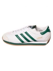 Adidas Skórzane sneakersy "Country Japan" w kolorze białym rozmiar: 40 2/3. Białe buty sportowe casual Adidas, bez wzorów, bez zapięcia. Za 328.65 zł.