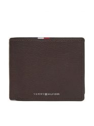 Tommy Hilfiger Portfel Th Corp Cc Flap & Coin AM0AM13741 Brązowy. Brązowe portfele Tommy Hilfiger, bez wzorów, ze skóry. Za 279.99 zł.