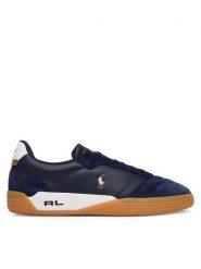 Polo Ralph Lauren Sneakersy 809P07526003 Granatowy. Niebieskie buty sportowe casual Polo Ralph Lauren, bez wzorów, ze skóry, bez zapięcia. Za 729.99 zł.