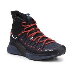 Buty trekkingowe męskie Salewa MS Dropline Mid. Czarne buty trekkingowe Salewa, bez wzorów, z gumy, za kostkę, bez zapięcia, trekkingowe. Za 1,127.00 zł.