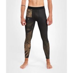 Legginsy treningowe męskie Venum Gorilla Jungle Spats. Brązowe legginsy długie sportowe VENUM, m, bez wzorów. Za 249.00 zł.