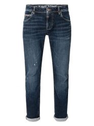 Timezone Dżinsy "Scott" - Slim fit - w kolorze granatowym rozmiar: W30/L34. Niebieskie jeansy Timezone, l. Za 101.70 zł.