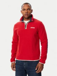 Napapijri Polar T-Dergana NP0A88UZ Czerwony ciemny Regular Fit. Czerwone bluzy z polaru Napapijri, m, bez wzorów, z polaru, bez kaptura. Za 439.99 zł.