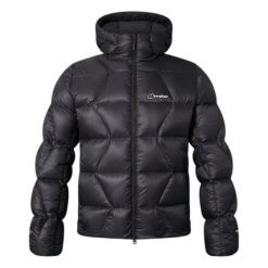 Kurtka puchowa Berghaus Explorer. Czarne kurtki Berghaus, m, bez wzorów, z materiału, bez kaptura. Za 1,394.90 zł.