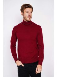 C& Jo Golf w kolorze bordowym rozmiar: 46. Czerwone golfy C& Jo, bez wzorów, ze splotem, bez ramiączek. Za 152.99 zł.