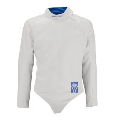 Bluza do szermierki 800N dla praworęcznych męska. Białe bluzy FENC'IT, l, bez wzorów, z materiału, bez kaptura. Za 899.99 zł.
