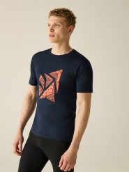Dare 2b Koszulka funkcyjna "Movement III" w kolorze granatowym rozmiar: XXL. Niebieskie t-shirty sportowe Dare 2B, bez wzorów, z bawełny, bez ramiączek, outdoorowe. Za 56.79 zł.