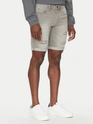 INDICODE Szorty jeansowe Kaden Holes 70-104 Szary Regular Fit. Szare szorty INDICODE, m, bez wzorów, z bawełny. Za 109.99 zł.