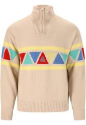 Bluza z kapturem wiatrówka SOS Uni knit. Białe bluzy z kapturem SOS, na zimę, s, bez wzorów, z wełny, z kapturem. Za 707.00 zł.