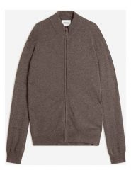 Perfect Cashmere Kaszmirowy kardigan "Jules" w kolorze szarobrązowym rozmiar: S. Brązowe swetry rozpinane Perfect Cashmere, s, bez wzorów, z kaszmiru, bez kołnierzyka, bez ramiączek. Za 500.99 zł.