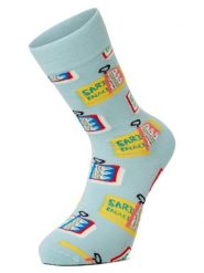Happy Socks Skarpety Mężczyźni niebieski|żółty|zielony, 36-40. Niebieskie skarpety Happy Socks, bez wzorów, z dzianiny. Za 29.95 zł.